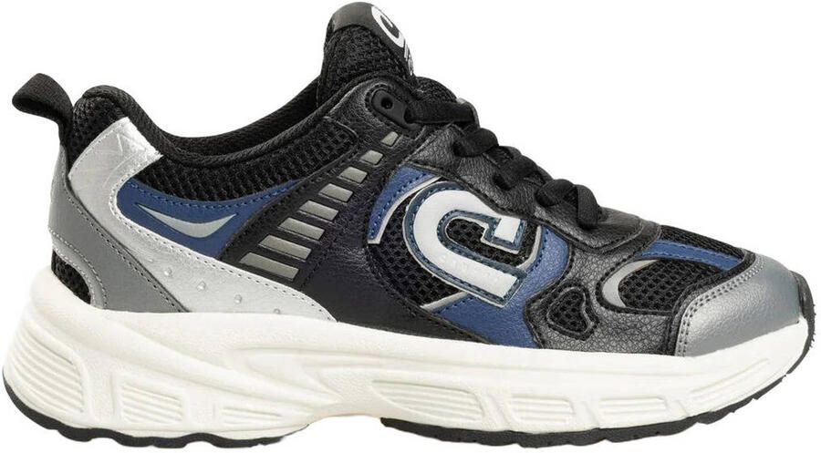 Cruyff sneakers zwart zilver donkerblauw