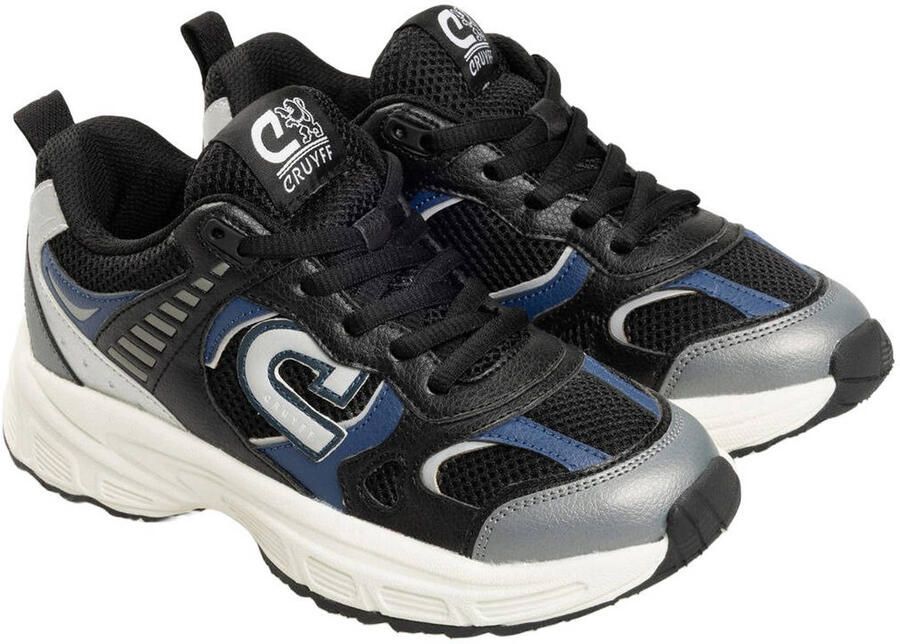 Cruyff sneakers zwart zilver donkerblauw - Foto 2