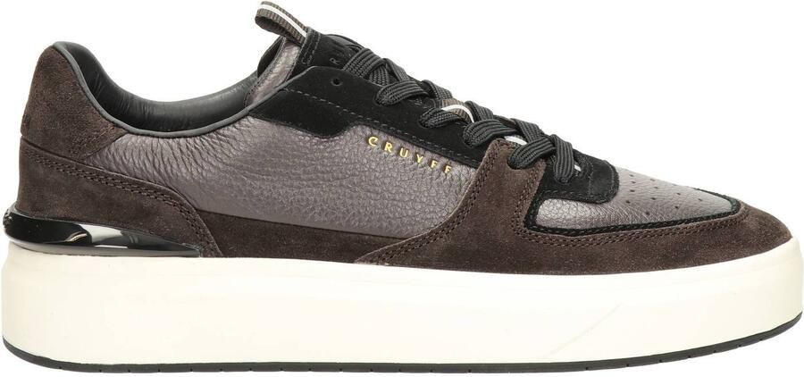 Cruyff Surefire Tennis leren sneakers bruin