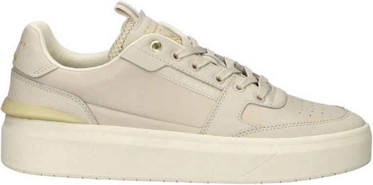 Cruyff Endorsed Tennis leren sneakers beige