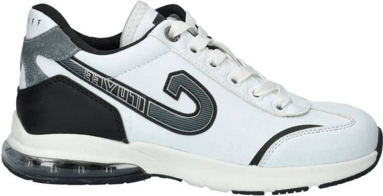 Cruyff Flash Runner sneakers wit zwart Jongens Imitatieleer Meerkleurig 35