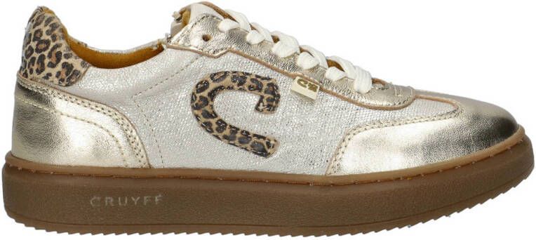 Cruyff Fuerza leren sneakers goud