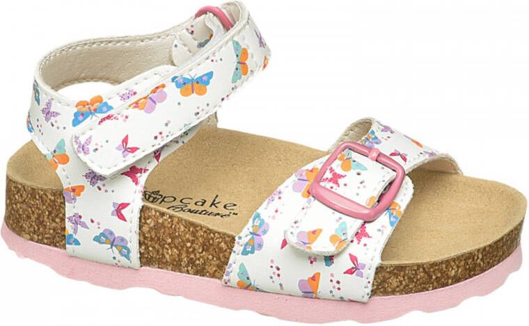 Cupcake Couture sandalen met dierenprint wit