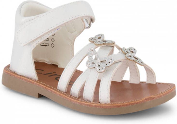 Cupcake Couture Kinderen Witte sandaal klittenband - Schoenen.nl