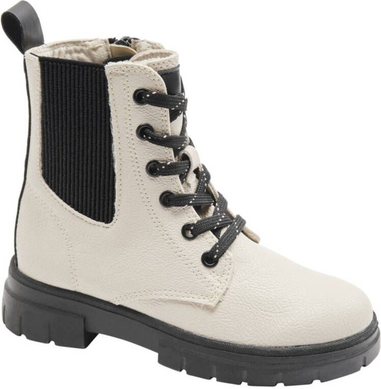 Cupcake Couture Off White veterboot ritssluiting