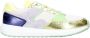 Cycleur de Luxe Camellia leren sneakers lime lila - Thumbnail 1