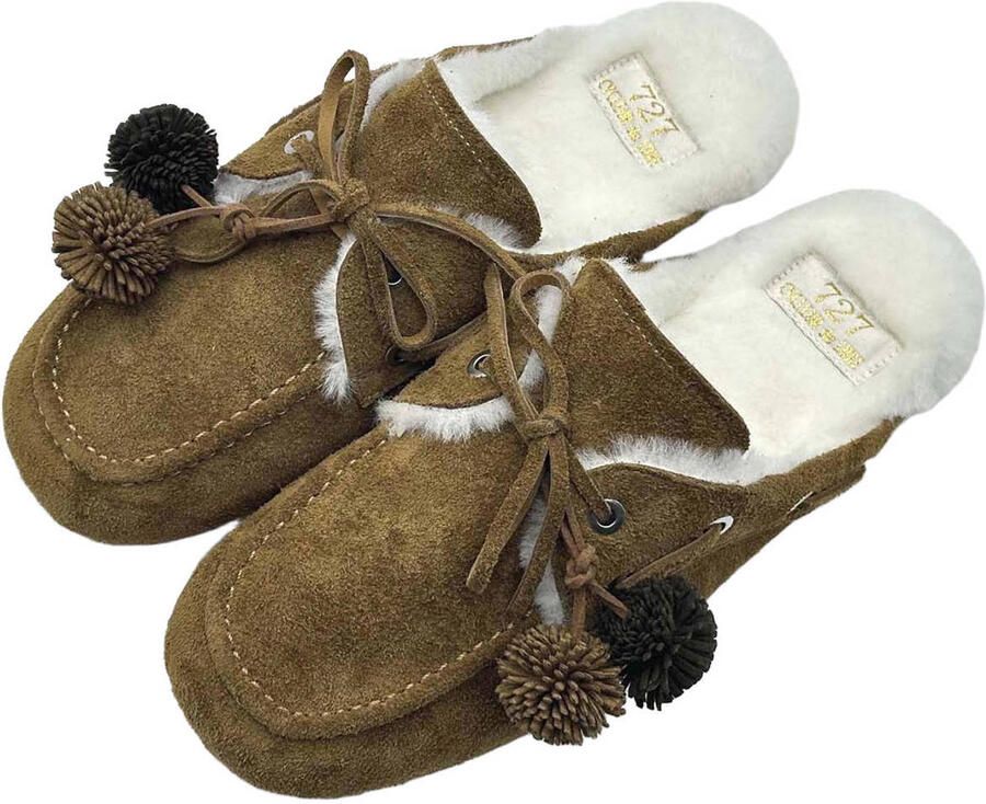 Cycleur de Luxe Anaelle suède clogs bruin - Foto 2