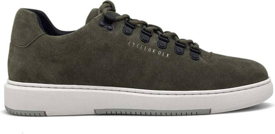 Cycleur de Luxe CX6 suède sneakers donkergroen
