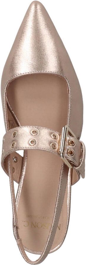 Cycleur de Luxe Lamium leren slingback loafers rosé - Foto 3