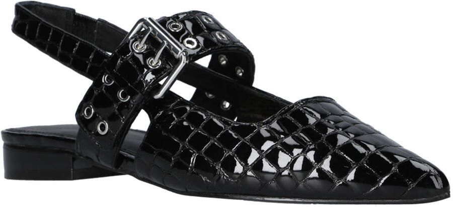 Cycleur de Luxe leren slingback loafers zwart - Foto 2