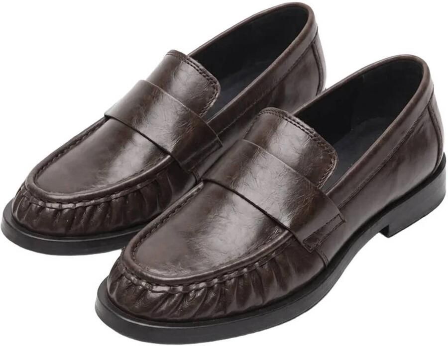 Cycleur de Luxe Warda 3 leren loafers donkerbruin - Foto 2