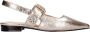 Cycleur de Luxe Lamium leren slingback loafers goud - Thumbnail 1