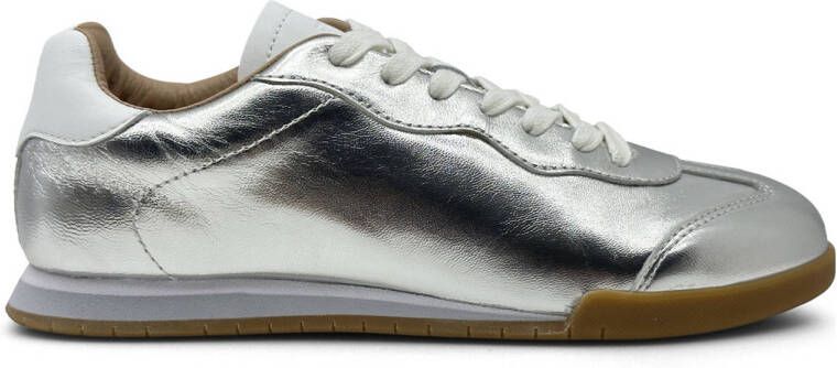 Cycleur de Luxe Lotus leren sneakers zilver