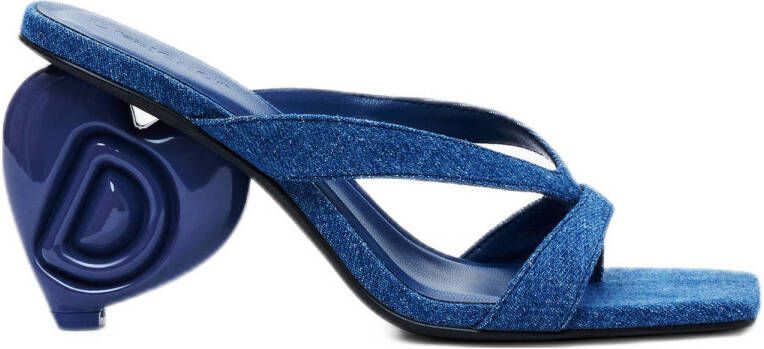 Desigual denim muiltjes blauw