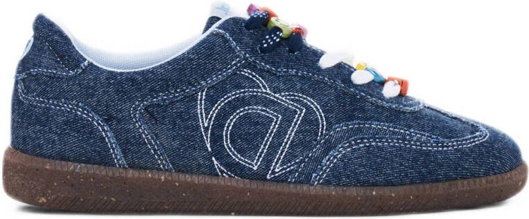 Desigual denim sneakers blauw