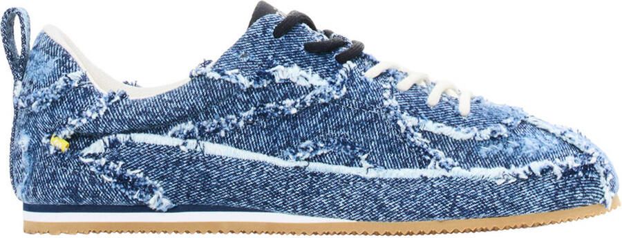 Desigual denim sneakers blauw