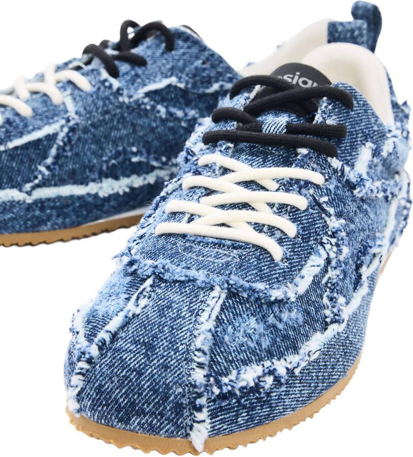 Desigual denim sneakers blauw - Foto 2