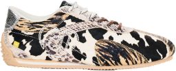 Desigual Sneakers laag camel chocoladebruin zwart wit