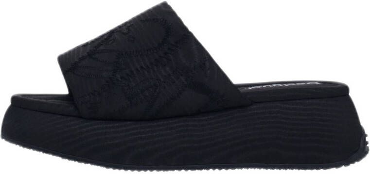 Desigual slippers zwart