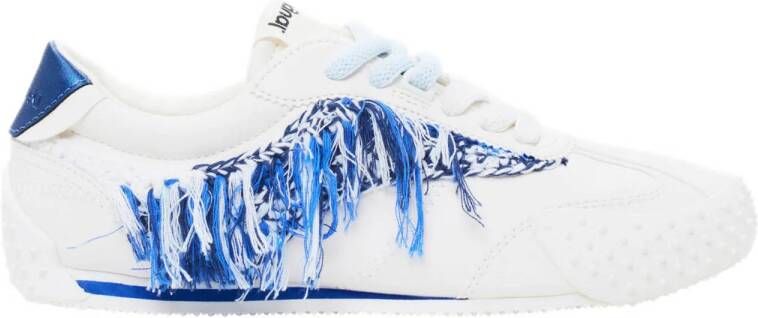 Desigual sneakers wit blauw