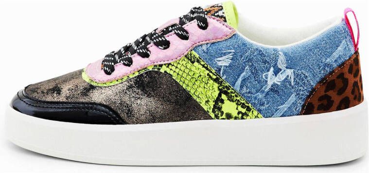 Desigual Fancy Crazy Patch veterschoenen