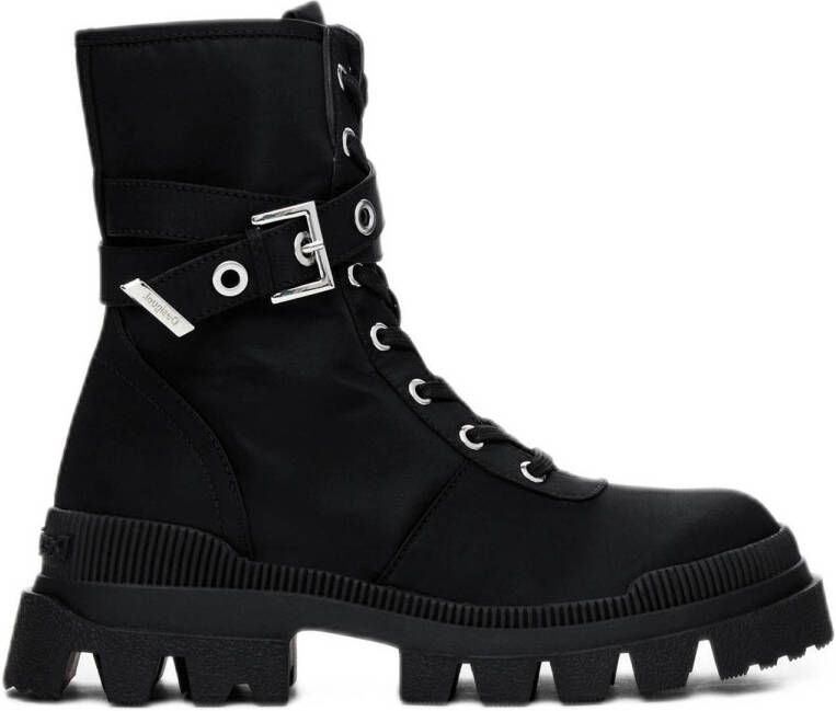 Desigual veterboots zwart