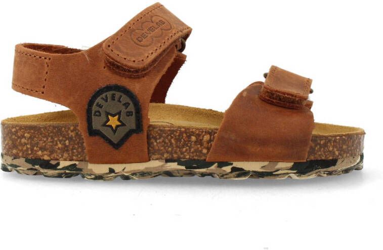 Develab 48319 leren sandalen cognac Bruin Jongens Leer Effen 29 - Foto 2