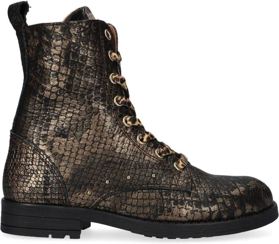 Develab 42146 Veterboots Laarzen Met Veters Meisjes Brons
