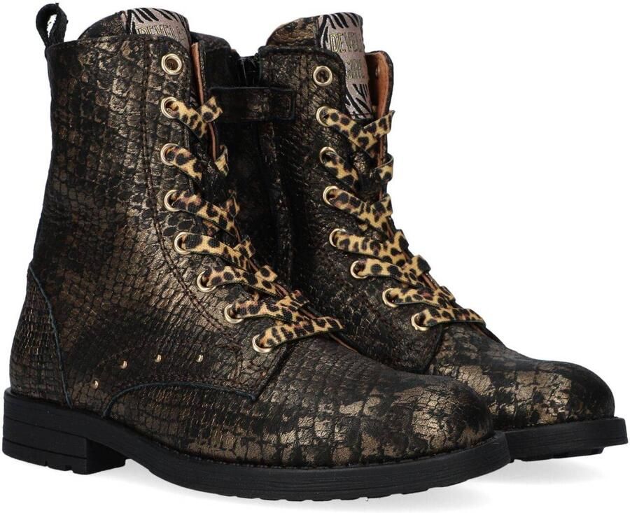 Develab 42146 Veterboots Laarzen Met Veters Meisjes Brons - Foto 2