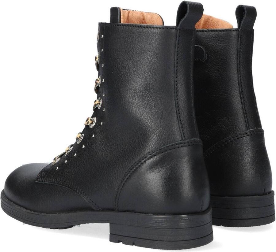 Develab 42258 Veterboots Laarzen Met Veters Meisjes Kids Zwart - Foto 2