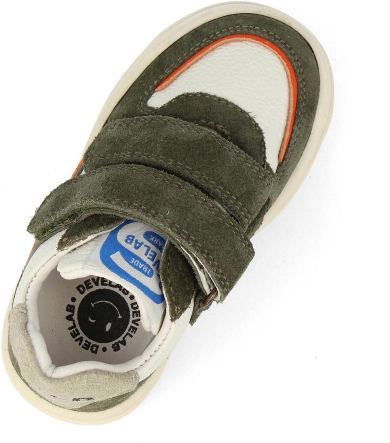 Develab leren sneakers groen - Foto 2