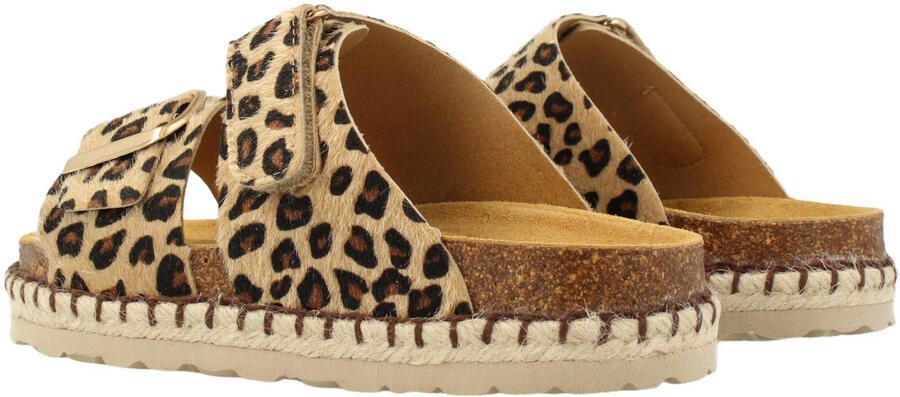 Develab sandalen bruin panterprint - Foto 2