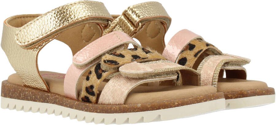 Develab sandalen goud panterprint - Foto 3