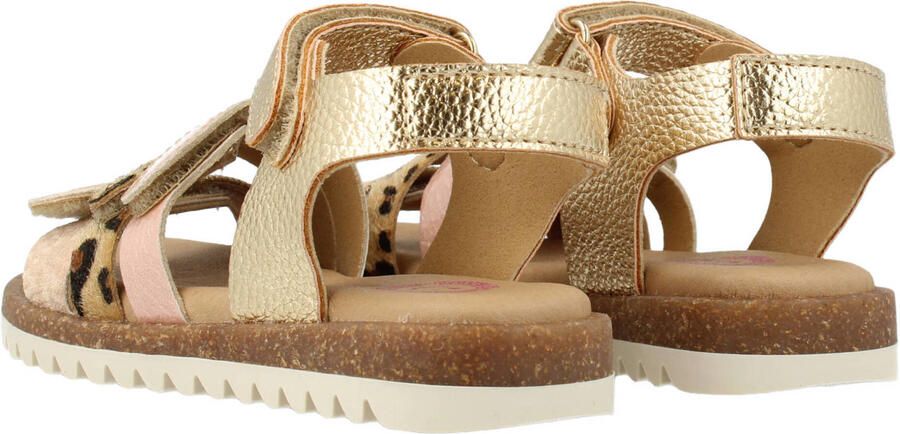 Develab sandalen goud panterprint - Foto 2