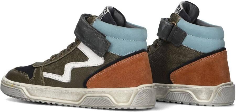 Develab 44357 Sneakers Jongens Leren Sneaker Groen - Foto 2
