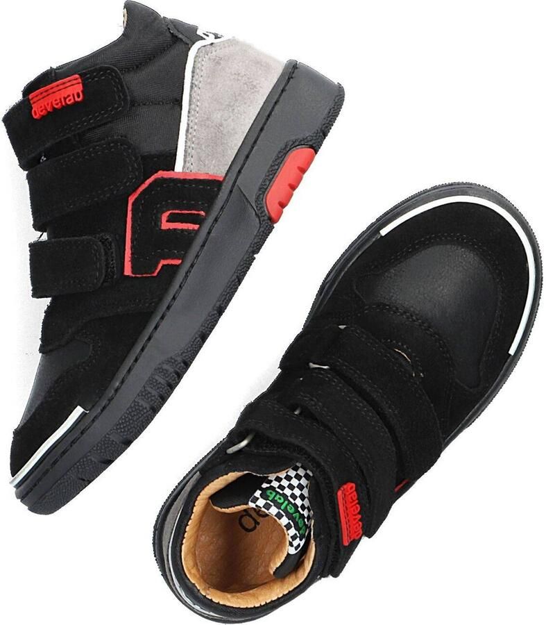 Develab 44303 927 Black Jongens Klittenbandschoenen Zwart - Foto 6