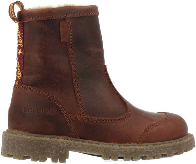 Develab 45877~~~~~~~~~~~~~~~~~~~~~~~~~ JongensLaarzenKinderlaarsjes Cognac - Foto 2