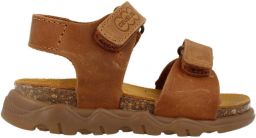 Develab leren sandalen cognac Bruin Jongens Leer Effen