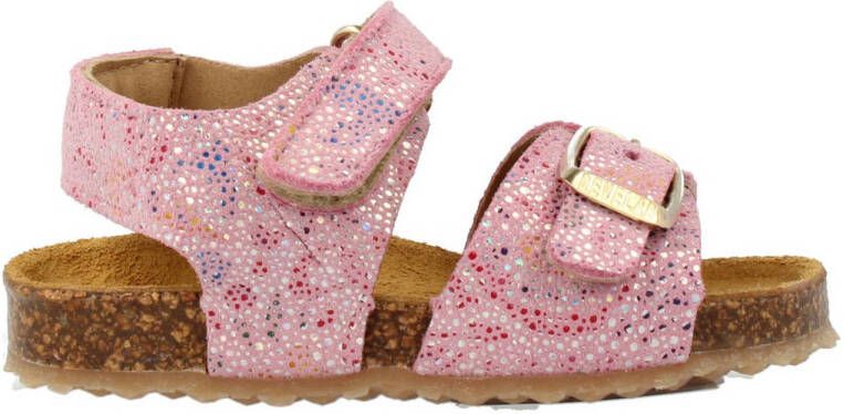 Develab leren sandalen roze Meisjes Leer All over print 24 - Foto 2