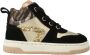 Develab leren sneakers zwart beige Meisjes Leer Meerkleurig 22 - Thumbnail 1