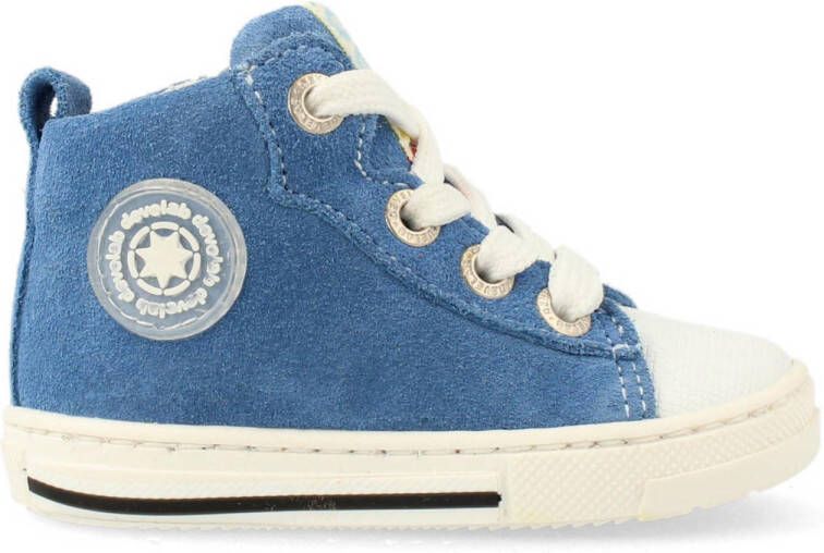 Develab suède sneakers Blauw Jongens Meisjes Suede 24