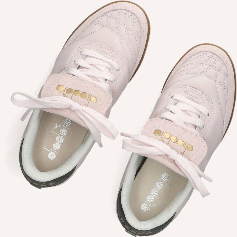 DIADORA Lage Sneakers Dames Gold Indoor Leer Roze - Foto 2
