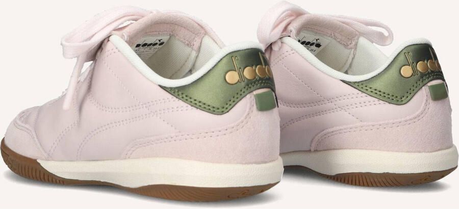 DIADORA Lage Sneakers Dames Gold Indoor Leer Roze - Foto 3