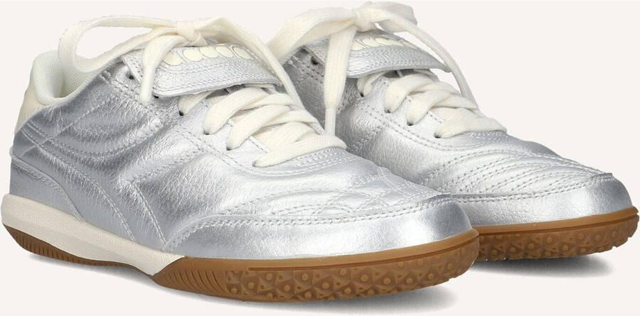 DIADORA Lage Sneakers Dames Gold Indoor Leer Zilver - Foto 3
