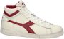 Diadora hoge leren sneakers off white rood - Thumbnail 1