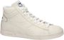 Retro Sneaker Game High Waxed Hoge sneakers Leren Sneaker Groen - Thumbnail 2