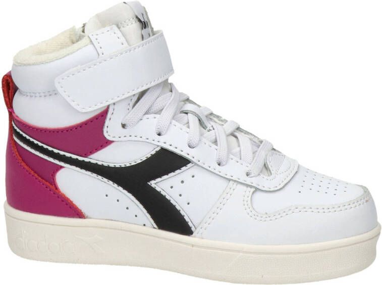 Diadora Magic Basket Mid kids sneaker Wit multi