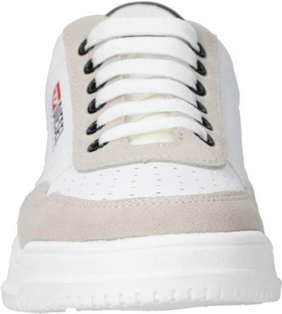 Diesel leren sneakers wit beige