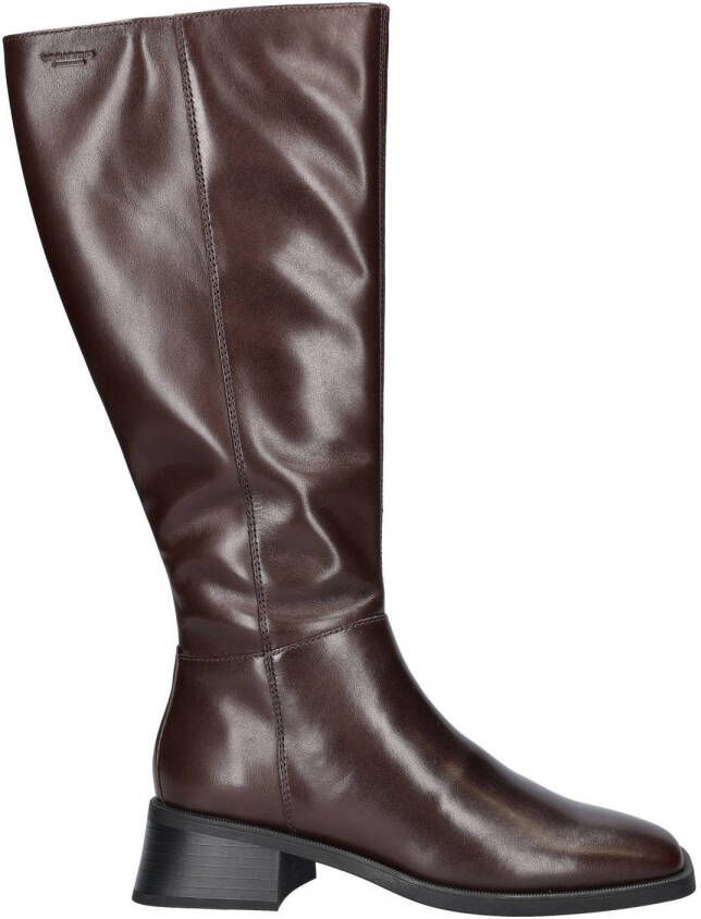 Vagabond Blanca leren hoge laarzen bruin