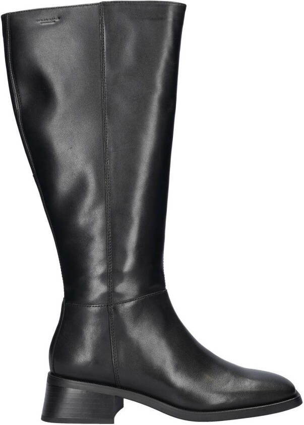 Vagabond Blanca leren hoge laarzen zwart